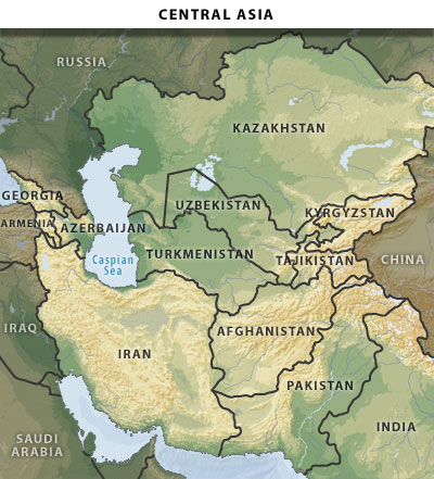 Stratfor has the best maps